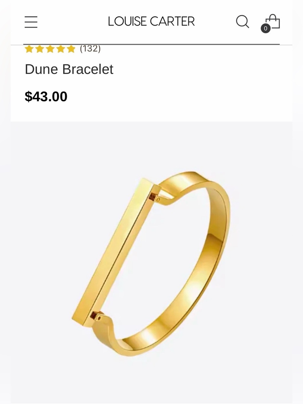 Gold Bar Bracelet